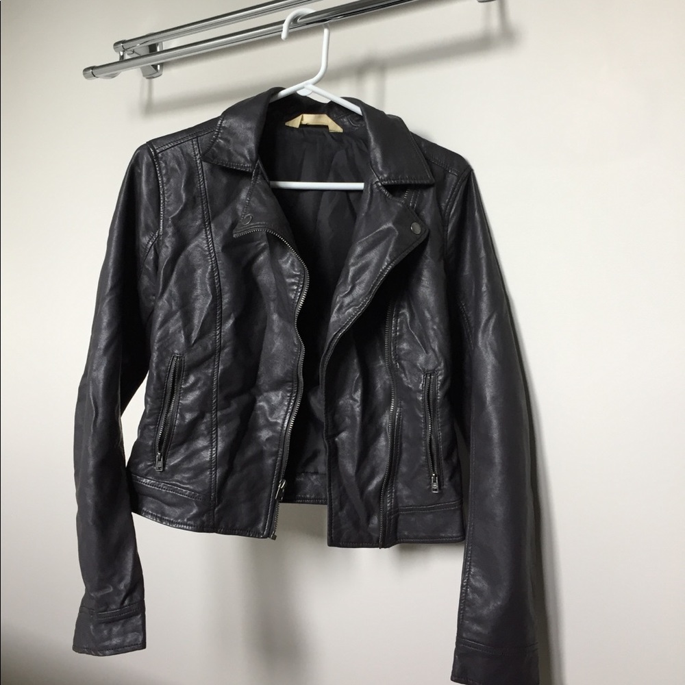 Faux Leather Jacket